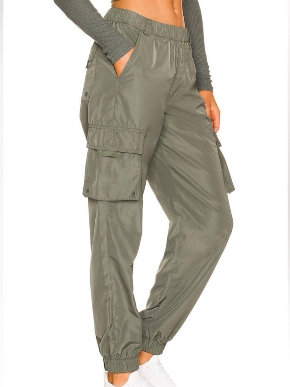 ALO Yoga Olive Cargo Jogger Pants